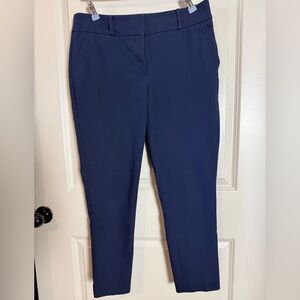 Loft Navy Blue Marisa Skinny Pants Large